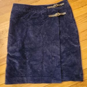 Navy Blue Courdory Boden Skirt 8L